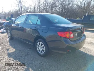 2009 Toyota Corolla with VIN JTDBL40E499035734, listed as a IAAI auction lot 41887480 with 46,511 mi miles. Bid and sale history available at carsss.com. Image 3.
