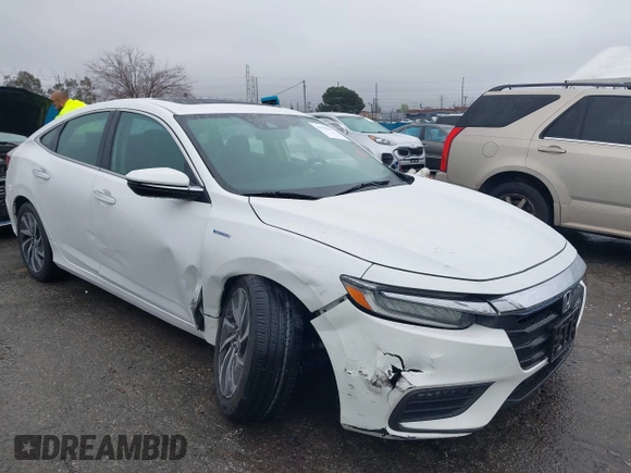 2021 Honda Insight Touring with VIN 19XZE4F97ME009961, listed as a IAAI auction lot 41582657 with 38,783 mi miles and . Bid and sale history available at carsss.com. Image 1.