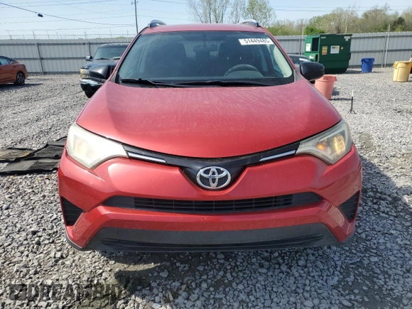 2016 Toyota RAV4 LE with VIN 2T3ZFREV3GW246867, listed as a Copart auction lot 51449485 with 164,923 mi miles and Salvage Title. Bid and sale history available at carsss.com. Image 5.