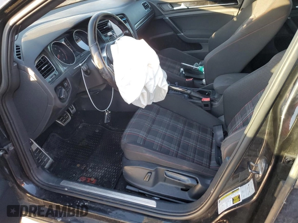 2017 Volkswagen GTI S z VIN 3VW447AU6HM044994, wystawiony jako Copart lot #43209245 z przebiegiem 78 613 mil mil oraz Szkoda całkowita • Salvage title. Historia ofert i sprzedaży dostępna na DreamBid. Obrazek 7.
