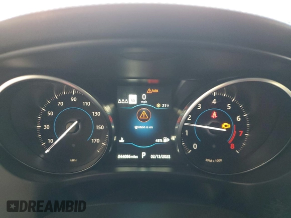 2020 Jaguar F-Pace 30t Prestige with VIN SADCK2GX4LA640463, listed as a Copart auction lot 45403785 with 44,086 mi miles and Salvage Title. Bid and sale history available at DreamBid. Image 9.