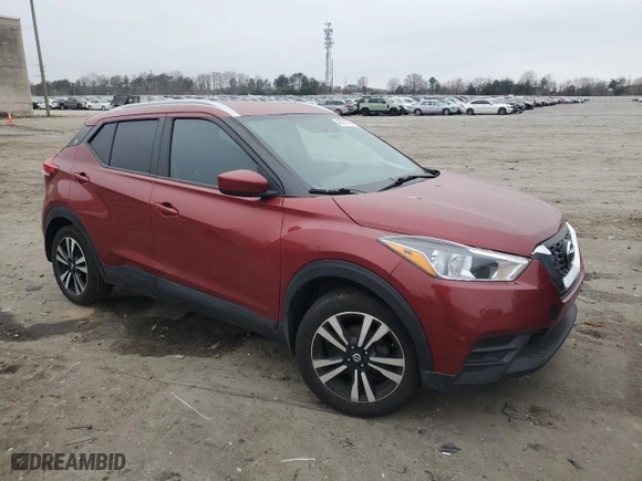 2018 Nissan Kicks SV with VIN 3N1CP5CU6JL542439, listed as a Copart auction lot 48777755 with 128,906 mi miles and Salvage Title. Bid and sale history available at carsss.com. Image 4.