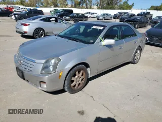 2007 Cadillac CTS with VIN 1G6DP577770168244, listed as a Copart auction lot 74907334 with 107,630 mi miles and Salvage Title. Bid and sale history available at carsss.com. Image 1.