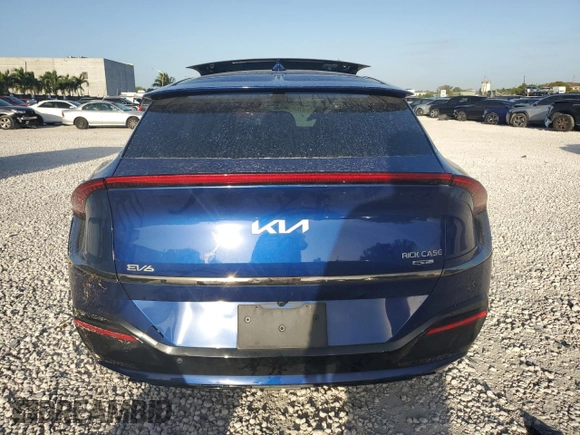 2022 Kia EV6 GT-Line with VIN KNDC44LAXN5037208, listed as a Copart auction lot 47805275 with 55,284 mi miles and Non Repairable. Bid and sale history available at DreamBid. Image 6.