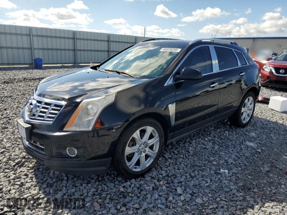 2013 Cadillac SRX Performance Collection with VIN 3GYFNHE37DS649235, listed as a Copart auction lot 56939285 with 104,692 mi miles and Salvage title. Bid and sale history available at DreamBid. Image 1.