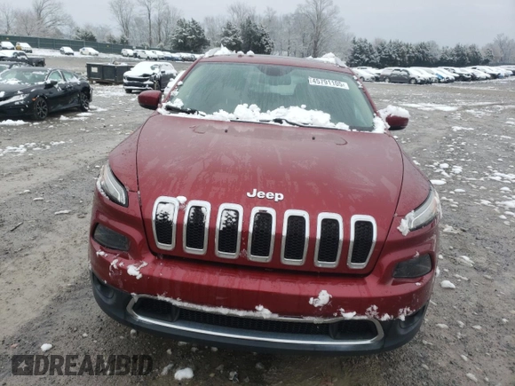 2017 Jeep Cherokee Limited with VIN 1C4PJLDS8HW549463, listed as a Copart auction lot 45791105 with 74,662 mi miles and Salvage Title. Bid and sale history available at carsss.com. Image 5.