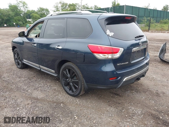 2013 Nissan Pathfinder SV with VIN 5N1AR2MM2DC633232, listed as a IAAI auction lot 42463619 with 128,131 mi miles and . Bid and sale history available at DreamBid. Image 3.