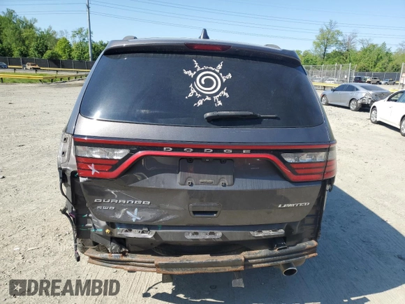 2014 Dodge Durango Limited with VIN 1C4RDJDG4EC314765, listed as a Copart auction lot 54779755 with 120,997 mi miles and Salvage title. Bid and sale history available at DreamBid. Image 6.