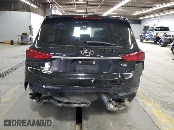 2020 Hyundai Santa Fe SE with VIN 5NMS23AD6LH164721, listed as a Copart auction lot 57480395 with 183,471 mi miles and Salvage title. Bid and sale history available at DreamBid. Image 6.