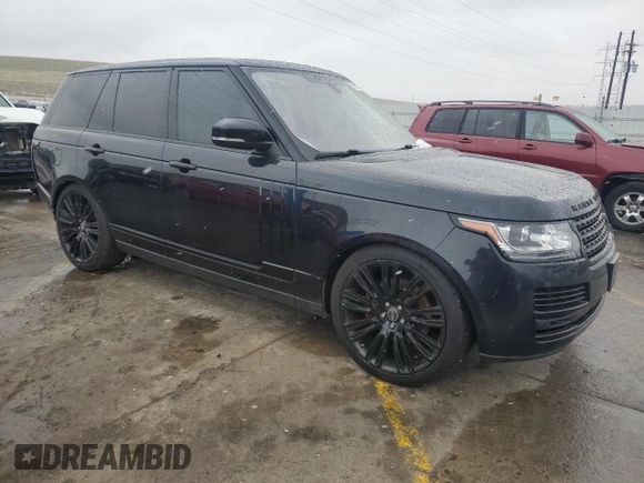 2017 Land Rover Range Rover with VIN SALGR2FV9HA333282, listed as a Copart auction lot 51942355 with 104,035 mi miles and Clean title. Bid and sale history available at DreamBid. Image 4.