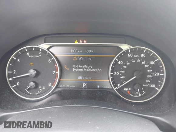 2019 Nissan Altima SV with VIN 1N4BL4DV6KC146908, listed as a IAAI auction lot 42342191 with 82,191 mi miles and . Bid and sale history available at DreamBid. Image 7.