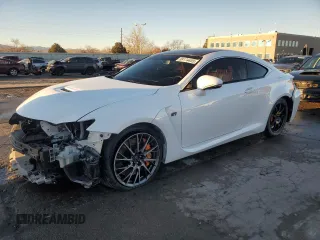 2017 Lexus RC F with VIN JTHHP5BC3H5006567, listed as a Copart auction lot 88174455 with 91,918 mi miles and Salvage Title. Bid and sale history available at carsss.com. Image 1.