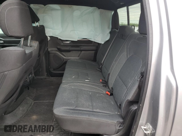 2024 Ram 1500 Big Horn with VIN 1C6SRFFT9RN118123, listed as a Copart auction lot 56187125 with 35,691 mi miles and Salvage title. Bid and sale history available at DreamBid. Image 10.