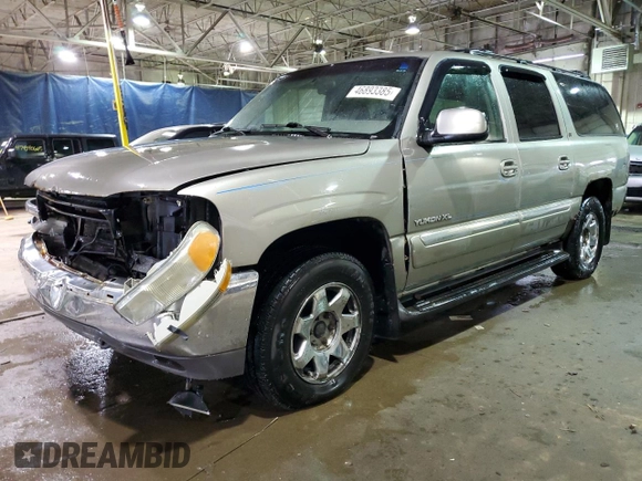2002 GMC Yukon XL SLT with VIN 1GKFK16Z72J233875, listed as a Copart auction lot 46893385 with 277,177 mi miles and Clean Title. Bid and sale history available at carsss.com. Image 1.