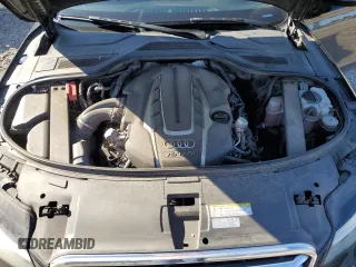 2013 Audi A8 4.0L with VIN WAUR2AFD4DN010442, listed as a Copart auction lot 47220315 with 154,058 mi miles and Clean title. Bid and sale history available at DreamBid. Image 11.