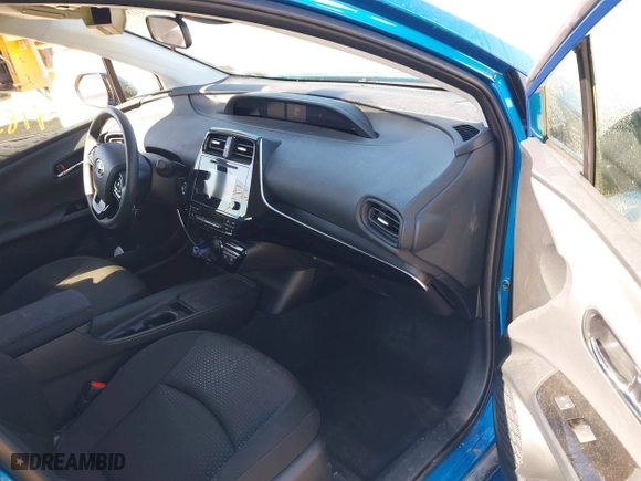 2019 Toyota Prius L Eco with VIN JTDKARFU6K3095072, listed as a IAAI auction lot 41853759 with 17,891 mi miles. Bid and sale history available at carsss.com. Image 5.