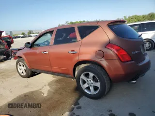 2005 Nissan Murano SL z VIN JN8AZ08T35W312766, wystawiony jako Copart lot #55596665 z przebiegiem 147 071 mil mil oraz Szkody całkowita. Historia ofert i sprzedaży dostępna na DreamBid. Obrazek 2.