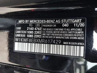 2021 Mercedes-Benz C 300 with VIN W1KWF8EBXMR617429, listed as a IAAI auction lot 41979087 with 42,712 mi miles and . Bid and sale history available at DreamBid. Image 9.