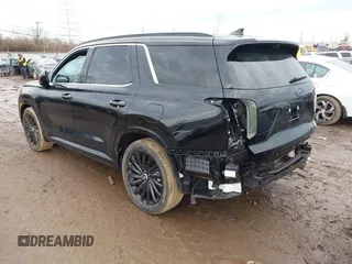 2024 Hyundai Palisade Calligraphy z VIN KM8R7DGE5RU804260, wystawiony jako IAAI lot #41467561 z przebiegiem 2 102 mil mil oraz . Historia ofert i sprzedaży dostępna na DreamBid. Obrazek 3.