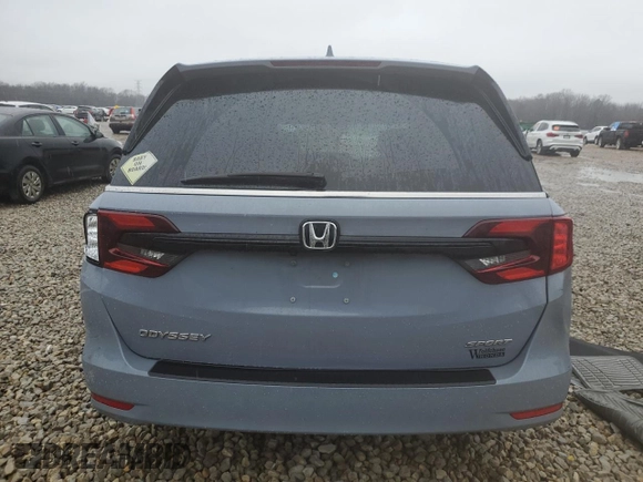 2023 Honda Odyssey Sport with VIN 5FNRL6H77PB011365, listed as a Copart auction lot 44546225 with 48,458 mi miles and Salvage Title. Bid and sale history available at carsss.com. Image 6.
