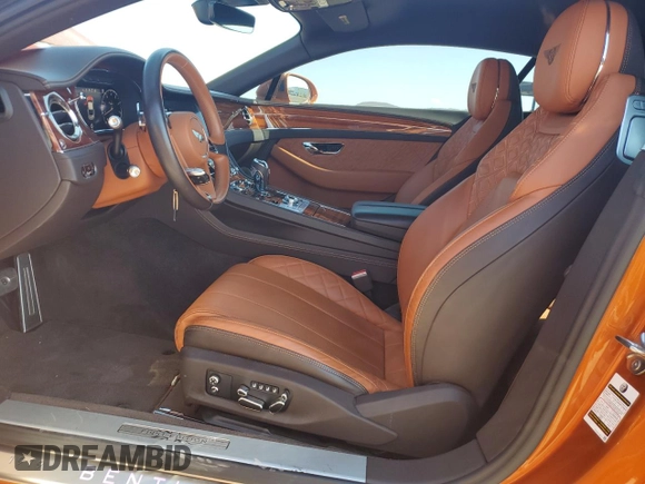 2020 Bentley Continental GT First Edition with VIN SCBCG2ZG6LC076719, listed as a Copart auction lot 42977755 with 21,017 mi miles and Salvage title. Bid and sale history available at DreamBid. Image 7.