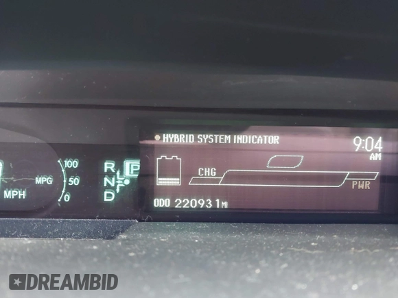 2011 Toyota Prius I z VIN JTDKN3DU5B1368583, wystawiony jako IAAI lot #42303542 z przebiegiem 220 931 mil mil oraz . Historia ofert i sprzedaży dostępna na DreamBid. Obrazek 15.