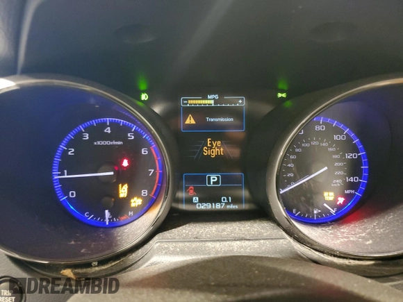 2018 Subaru Outback Premium with VIN 4S4BSAHC1J3229788, listed as a Copart auction lot 62676125 with 29,188 mi miles and Salvage title. Bid and sale history available at DreamBid. Image 9.