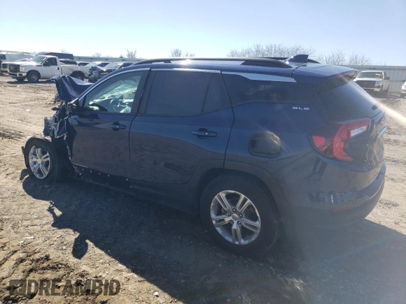2022 GMC Terrain SLE with VIN 3GKALMEV4NL304406, listed as a Copart auction lot 47955155 with Not provided miles and Salvage title. Bid and sale history available at DreamBid. Image 2.
