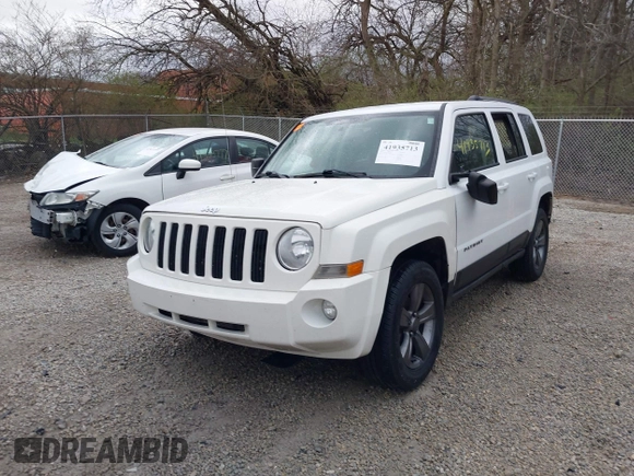 2017 Jeep Patriot 75th Anniversary with VIN 1C4NJRBBXHD108927, listed as a IAAI auction lot 41935713 with 103,802 mi miles and . Bid and sale history available at carsss.com. Image 2.