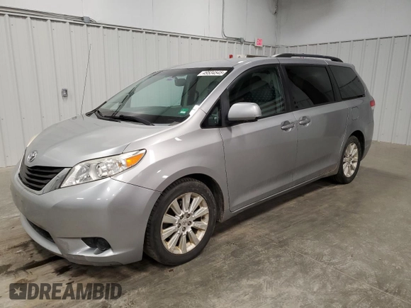 2011 Toyota Sienna LE with VIN 5TDJK3DC2BS004460, listed as a Copart auction lot 49534545 with 227,513 mi miles and Clean Title. Bid and sale history available at carsss.com. Image 1.
