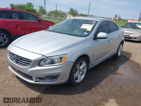 2015 Volvo S60 T5 Drive-E Premier with VIN YV140MFK5F1344597, listed as a IAAI auction lot 41822415 with 103,301 mi miles and . Bid and sale history available at DreamBid. Image 2.