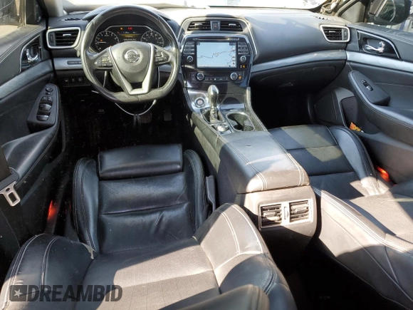 2017 Nissan Maxima SV with VIN 1N4AA6AP3HC377342, listed as a Copart auction lot 46506945 with 118,544 mi miles and Salvage Title. Bid and sale history available at DreamBid. Image 8.