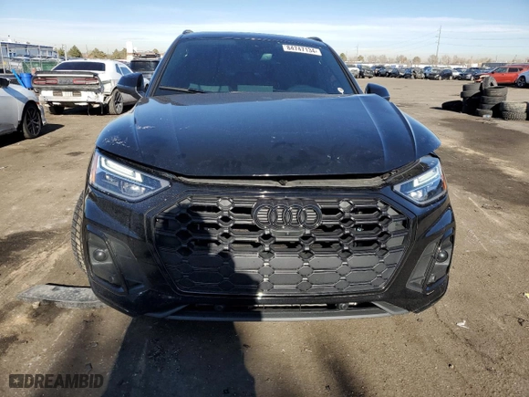 2022 Audi SQ5 Premium Plus with VIN WA1B4AFY0N2028466, listed as a Copart auction lot 84747134 with 29,154 mi miles and Salvage Title. Bid and sale history available at carsss.com. Image 5.