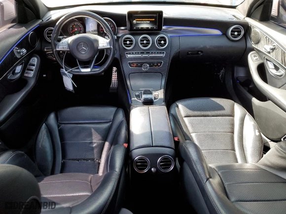 2015 Mercedes-Benz C-Class C 300 with VIN 55SWF4JB3FU056653, listed as a Copart auction lot 46859795 with 150,607 mi miles and Salvage Title. Bid and sale history available at carsss.com. Image 8.