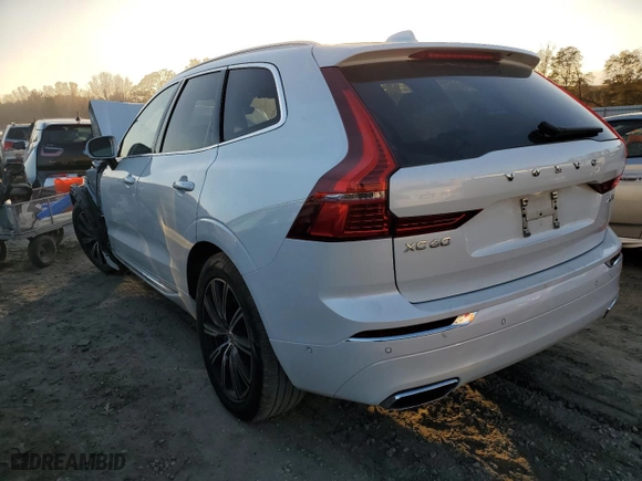2020 Volvo XC60 Inscription with VIN YV4102RLXL1570516, listed as a Copart auction lot 65887342 with 0 mi miles. Bid and sale history available at carsss.com. Image 3.