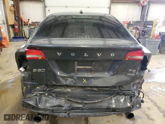 2012 Volvo S60 T6 z VIN YV1902FH9C2102416, wystawiony jako Copart lot #57523275 z przebiegiem 92 711 mil mil oraz Szkoda całkowita • Salvage title. Historia ofert i sprzedaży dostępna na DreamBid. Obrazek 6.