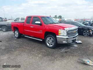 2012 Chevrolet Silverado 1500 LT with VIN 1GCRCSE09CZ131494, listed as a IAAI auction lot 42043422 with 124,162 mi miles. Bid and sale history available at carsss.com. Image 1.