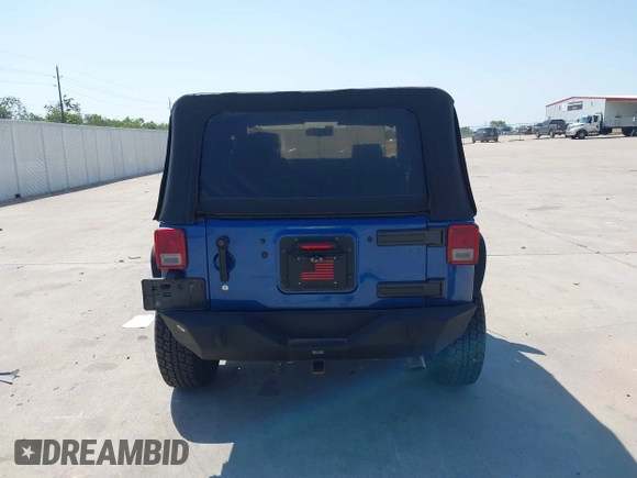 2010 Jeep Wrangler Sport with VIN 1J4AA2D11AL117404, listed as a IAAI auction lot 42012340 with 266,310 mi miles and . Bid and sale history available at carsss.com. Image 16.