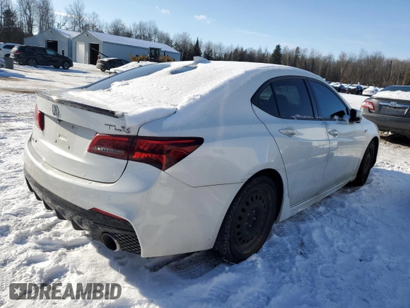 2019 Acura TLX w/A-Spec Pkg with VIN 19UUB1F65KA800563, listed as a Copart auction lot 85229764 with 0 mi miles and Clean Title. Bid and sale history available at carsss.com. Image 3.