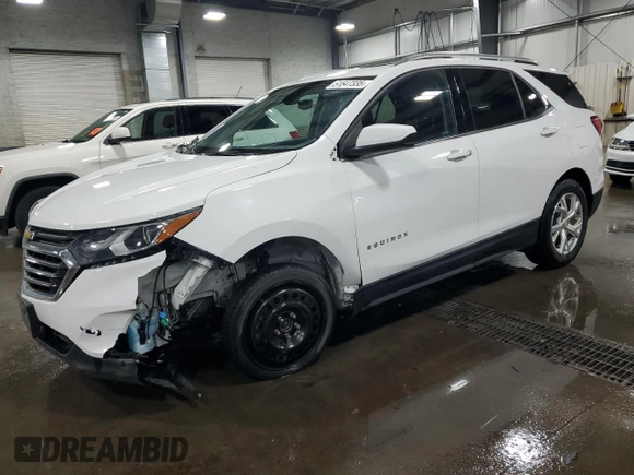 2020 Chevrolet Equinox LT z VIN 3GNAXVEX4LS524209, wystawiony jako Copart lot #51547335 z przebiegiem 71 189 mil mil oraz Szkoda całkowita • Salvage title. Historia ofert i sprzedaży dostępna na DreamBid. Obrazek 1.