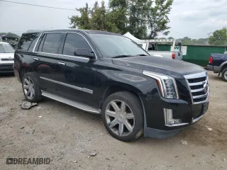 2015 Cadillac Escalade Luxury with VIN 1GYS4BKJ6FR181229, listed as a Copart auction lot 67563674 with 111,184 mi miles and Salvage Title. Bid and sale history available at carsss.com. Image 4.