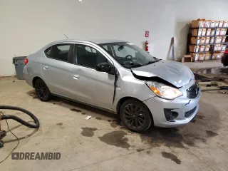 2020 Mitsubishi Mirage G4 SE with VIN ML32F4FJ2LHF00459, listed as a Copart auction lot 53463115 with 61,234 mi miles and Salvage Title. Bid and sale history available at carsss.com. Image 4.