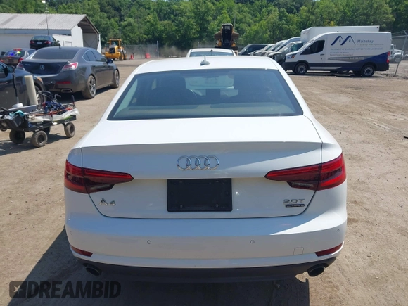 2017 Audi A4 Premium with VIN WAUANAF44HN002447, listed as a IAAI auction lot 42589741 with 71,960 mi miles and . Bid and sale history available at DreamBid. Image 17.