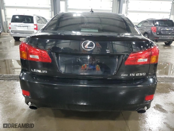 2008 Lexus IS 250 with VIN JTHCK262885026502, listed as a Copart auction lot 50423325 with 129,754 mi miles and Salvage Title. Bid and sale history available at carsss.com. Image 6.