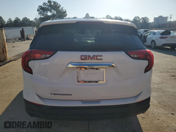 2018 GMC Terrain SLE with VIN 3GKALMEV0JL152098, listed as a Copart auction lot 48228425 with Not Provided miles and Salvage Title. Bid and sale history available at carsss.com. Image 6.
