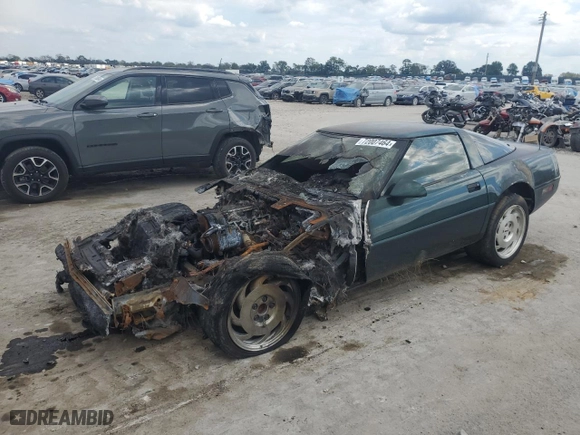 1994 Chevrolet Corvette with VIN 1G1YY22P4R5100564, listed as a Copart auction lot 72007464 with 0 mi miles and Salvage Title. Bid and sale history available at carsss.com. Image 1.