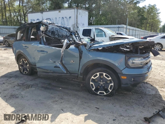 2021 Ford Bronco Sport Outer Banks with VIN 3FMCR9C64MRA77155, listed as a Copart auction lot 51614645 with Not provided miles and Non repairable. Bid and sale history available at DreamBid. Image 4.