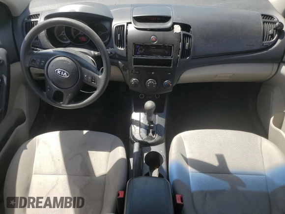 2010 Kia Forte EX with VIN KNAFU4A29A5066098, listed as a Copart auction lot 53298145 with 133,857 mi miles and Salvage Title. Bid and sale history available at carsss.com. Image 8.