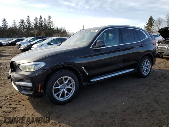 2020 BMW X3 xDrive30i with VIN 5UXTY5C09L9B72382, listed as a Copart auction lot 46698735 with 112,118 mi miles and Clean Title. Bid and sale history available at DreamBid. Image 1.
