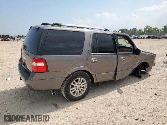 2014 Ford Expedition Limited with VIN 1FMJU1K5XEEF27752, listed as a Copart auction lot 59866835 with 160,827 mi miles and Salvage title. Bid and sale history available at DreamBid. Image 3.